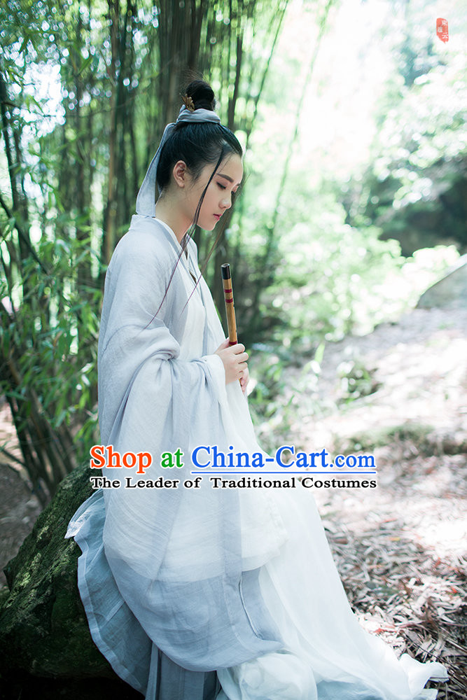 Chinese Ancient Hanfu Garment Clothes for Men or Women