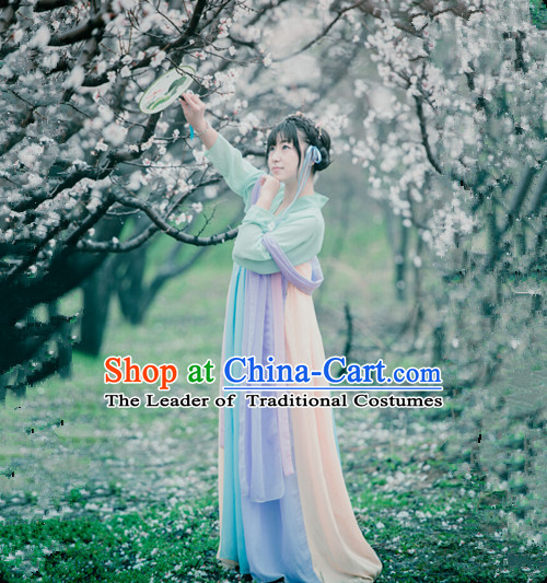 Chinese Classical Dance Outfits Group Dance Costumes