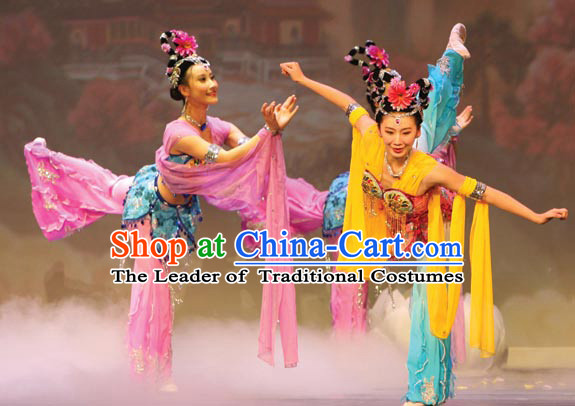 Ancient Chinese Style Fairy Dance Costume Chinese Ancient Costumes Carnival Costumes Fancy Dress Complete Set