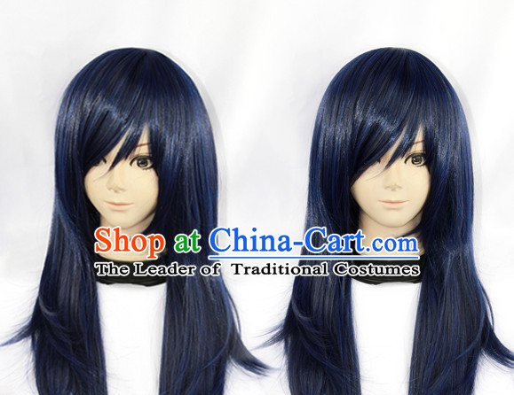 Chinese Ancient Knight Cosplay Long Wigs Classic Wig for Men