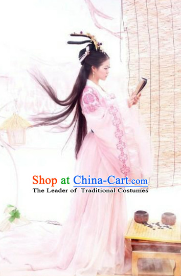 Traditional Chinese Fairy Costumes and Hair Jewelry Complete Set