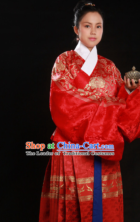 Chinese Costume Ancient Asian Korean Japanese Clothing Han Dynasty Clothes Garment Outfits Suits Women Men