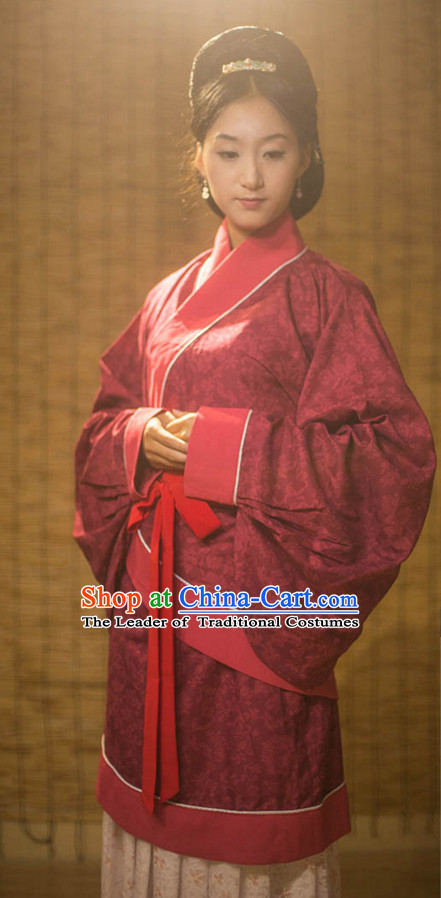 Chinese Costume Ancient Asian Clothing Han Dynasty Clothes Garment Outfits Suits Dress for Women