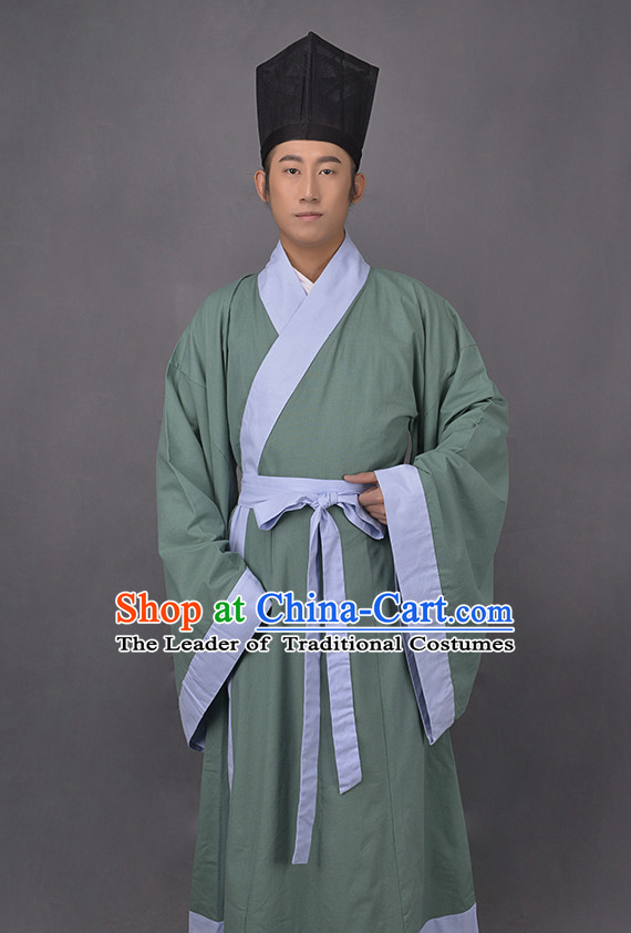 Chinese Costume Ancient Asian Korean Japanese Clothing Han Dynasty Clothes Garment Outfits Suits for Men