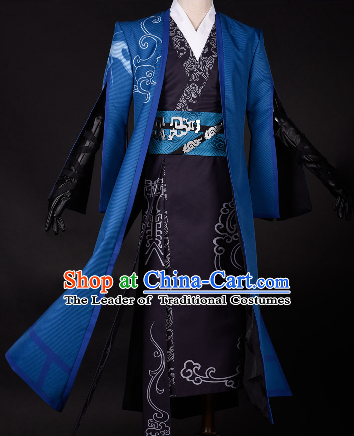 Ancient Chinese Knight Costumes Complete Set for Men