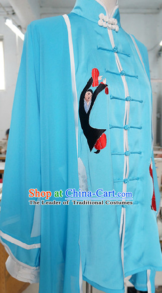 Top Tai Chi Chuan Uniform Taekwondo Karate Outfit Aikido Wing Chun Kungfu Wing