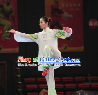 Top Tai Chi Sword Competition Outfit Taiji Swords Contest Jacket Pants Supplies Custom Kung Fu Costume Wu Shu Clothing Martial Arts Costumes for Men Women Kids Boys Girls