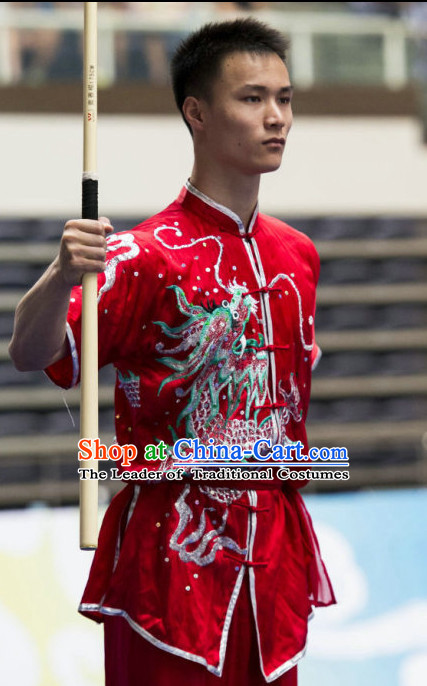 Top Wushu Competition Suits Southern Fist Tourament Qigong Kung Fu Training Karate Clothes Shaolin Outfit Martial Arts Uniform for Men Women Girls Boys Kids Adults