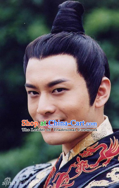 Ancient Chinese Male Black Wigs