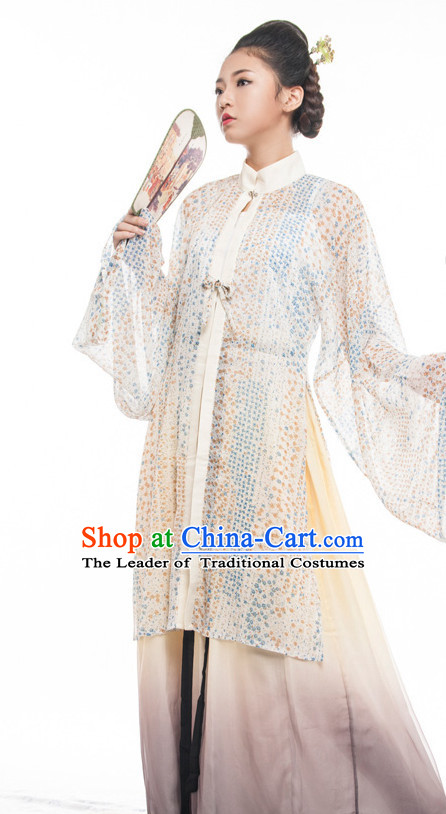 Chinese Costume Ancient Chinese Costumes Japanese Korean Asian Fashion Han Fu Suits Outfits Garment Dress Clothes for Women