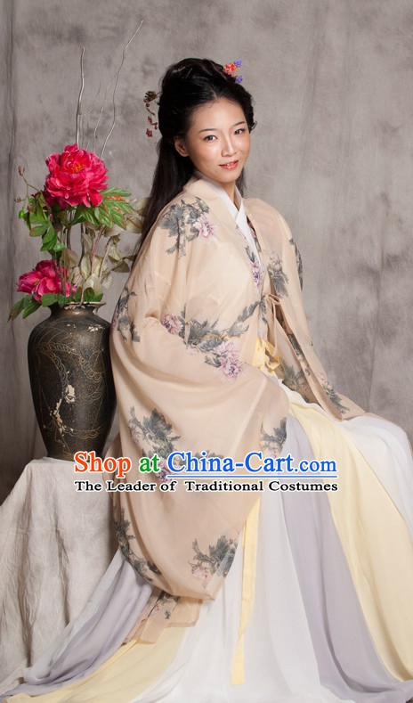 Chinese Costume Ancient Chinese Costumes Japanese Korean Asian Fashion Han Dynasty Princess Han Fu Suits Outfits Garment Dress Clothes for Women