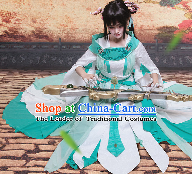 Chinese Costume Ancient Chinese Costumes Han Fu Suits Outfits Garment Dress Clothes for Women