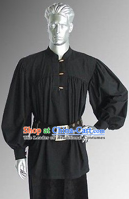 Traditional Medieval Costume Renaissance Costumes Historic Pirate Clothing Complete Set for Men