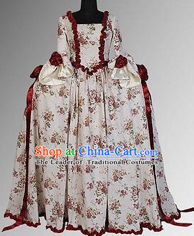 Traditional British National Costume Medieval Costume Renaissance Costumes Historic Dresses Complete Set for Women