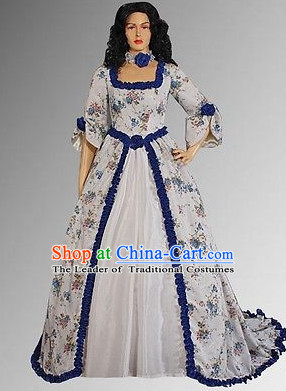 Traditional British National Costume Medieval Costume Renaissance Costumes Historic Dresses Complete Set for Women