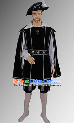 Traditional British National Costume Medieval Costume Renaissance Costumes Historic Clothes Complete Set