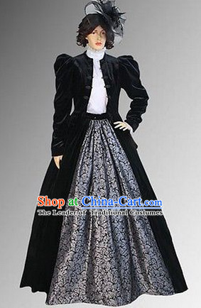 Traditional British National Costume Medieval Costume Renaissance Costumes Historic Clothes Complete Set