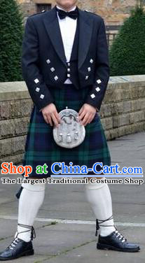 Traditional Scottish Skirt Skirts Dress British National Costumes Complete Set for Men