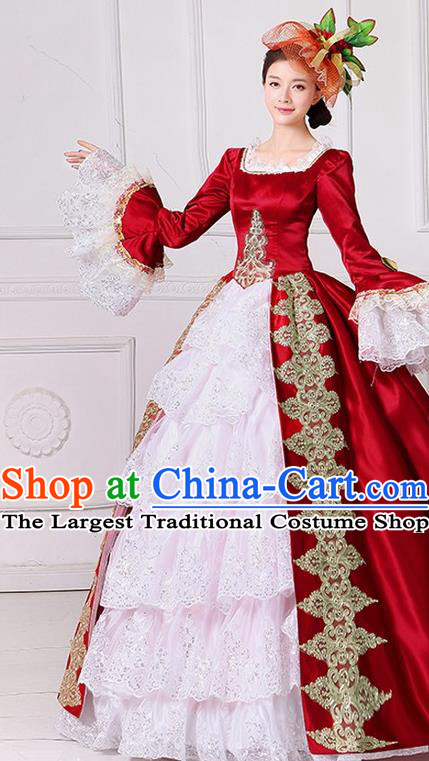 Traditional European English Buckingham Palace Princess Queen Clothing British National Costumes and Headwear Complete Set for Women and Girls