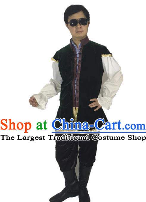 Ancient Medieval Costumes England's King Kids Adults Costume for Men and Boys