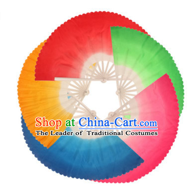 17 Inches Color Change Chinese Peacock Fan Dance Belly Dance Hand Fans Hand Fan Japanese Wedding Fans Oriental Fan