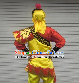 Professional Dragon Dancer Uniform Costumes Dance Costume Outfits and Head Bands Complete Set for Men or Women