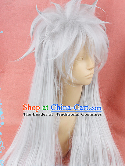 Ancient Asian Korean Japanese Chinese Wigs Toupee Wig  Hair Wig Hair Extensions Sisters Weave Cosplay Wigs Lace