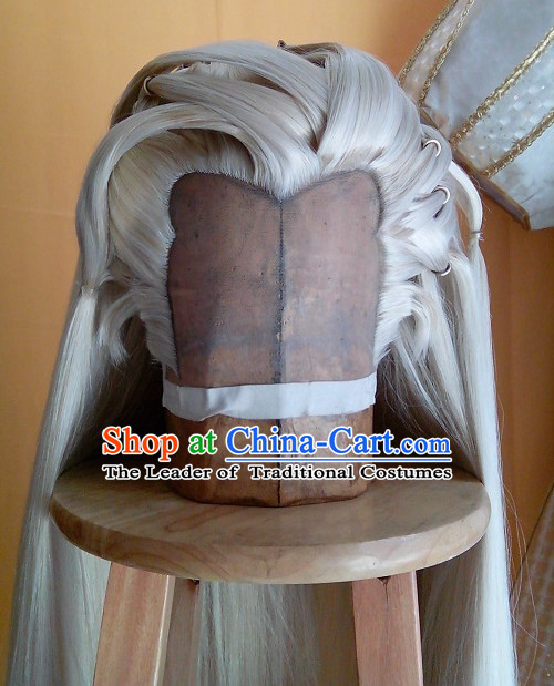 Ancient Chinese Wigs Hair Extensions Toupee Lace Front Remy Sisters for Kids Men Women Hair Pieces Weave Hair Wig