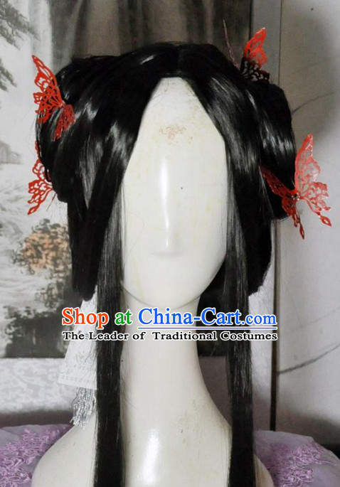 Chinese Long Wig Hair Extensions Real Wigs Toupee Full Lace Front Wigs Weave Pieces for Women