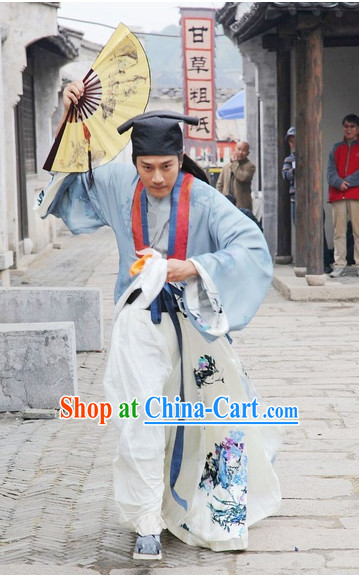 Ancient Chinese Student Outfit for Boys