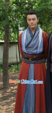 Chinese Classic Male Hanfu Asian Fashion online Complete Set