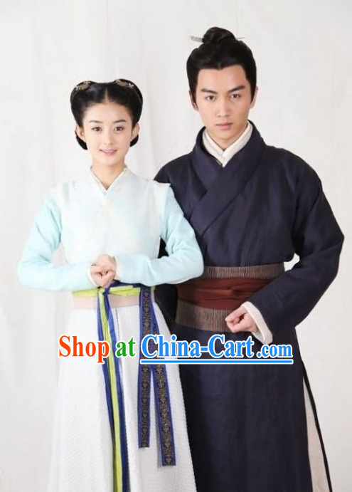China Swordsman and Swordswoman Clothes Complete Set