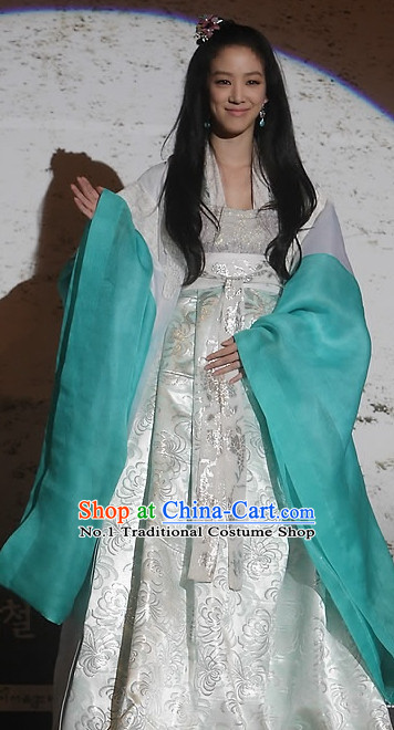 Korean Princess TV Drama Costumes and Hair Accessories for Women
