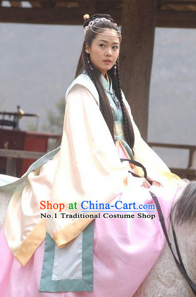Traditional Korean Princess Film Costumes for Girls and Women