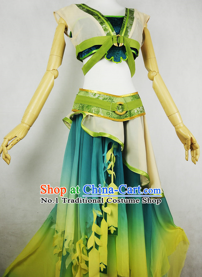 Asian Fashion Forest Princess Cosplay Costumes Full Set