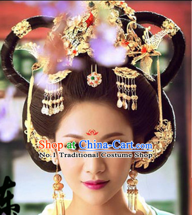 Chinese Traditional Princess Hair Accessories and Wig for Women