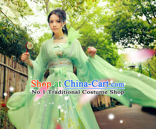 Green Fairy Dress Suit for Women