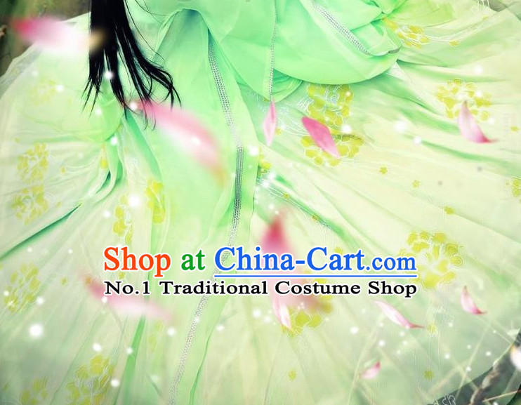 Green Fairy Dress Suit for Women