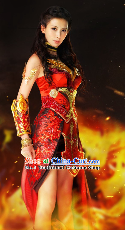 Asian Goddess Sexy Costumes and Hair Accessories