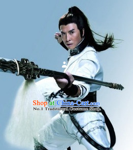 Asian Freedom Fighter White Costumes for Men