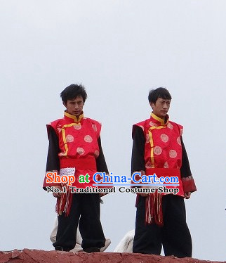 Tibetan Men's Clothing Long Robe Dresses