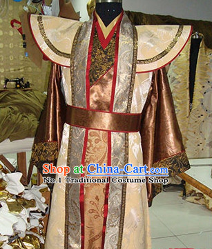 Chinese High Shoulder TV Play Hero Costumes