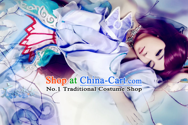 Chinese Princess Halloween Cosplay Cotumes Complete Set