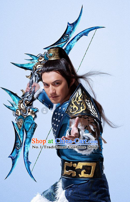 Asian Ancient Archer Cosplay Costumes for Boys and Men