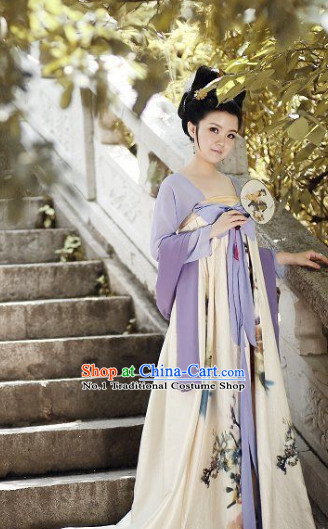 China Ancient Traditional Tang Suit Skirt for Girls