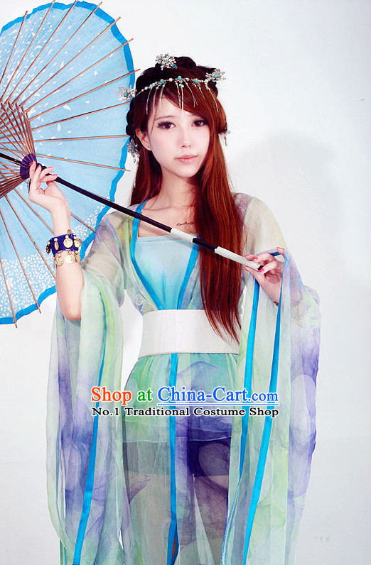 China Ancient Traditional Umbrella Costumes