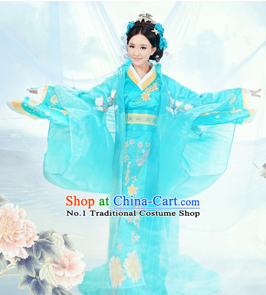China Classical Dance Costume and Hair Accessories for Women or Girls