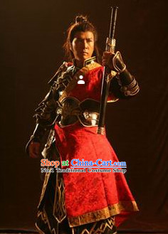 Ancient China Warrior Armor Cosplay Costumes for Men