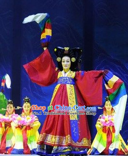 Korean Traditional Stage Performance Dance Costumes