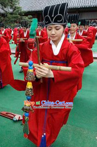 Korean Traditional Student Costumes and Hat for People